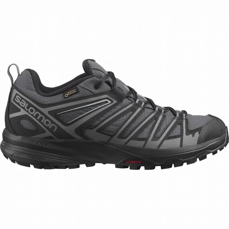 Salomon X Crest Gore-tex Buty Trekkingowe Męskie Czarne ||QOY8865EW||